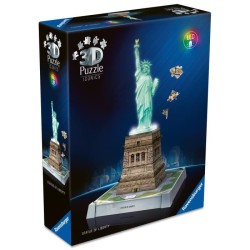 Puzzle 3D Iconics - Statue de la Liberté illuminée
