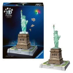 Puzzle 3D Iconics - Statue de la Liberté illuminée