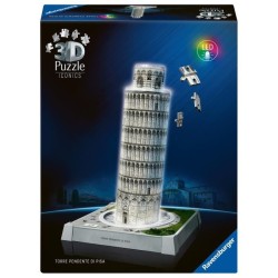 Puzzle 3D Iconics - Tour de Pise illuminée