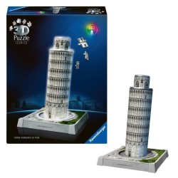 Puzzle 3D Iconics - Tour de Pise illuminée