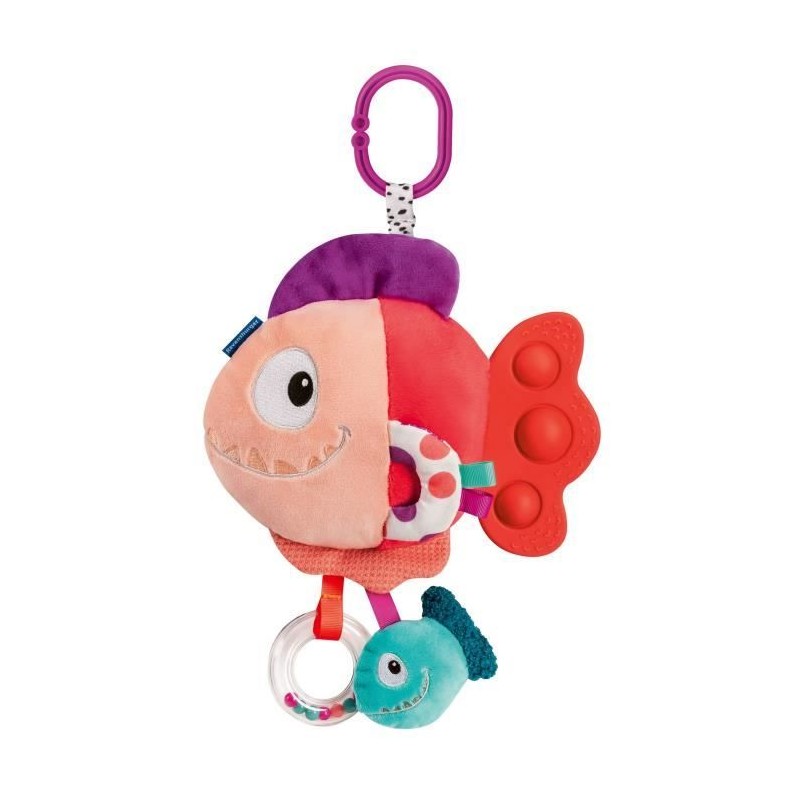 Ravensburger play+, Peluche pop-it - Piranha rouge , 6-36 mois, Premie Ravensburger play+, Peluche pop-it - Piranha rouge , 6-36 mois, Premie