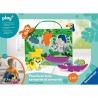 Ravensburger play+, Puzzle en bois sensoriel et aimanté - Dans la jun