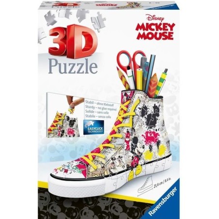 Pot a crayon puzzle 3D Sneaker Disney Mickey Mouse - Ravensburger - Mu