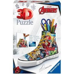 Puzzle 3D Sneaker Avengers - Ravensburger - Pot a crayons 108 pieces -