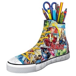 Puzzle 3D Sneaker Avengers - Ravensburger - Pot a crayons 108 pieces -