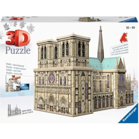 Puzzle 3D - RAVENSBURGER - Notre-Dame de Paris - Paysage et nature - 2