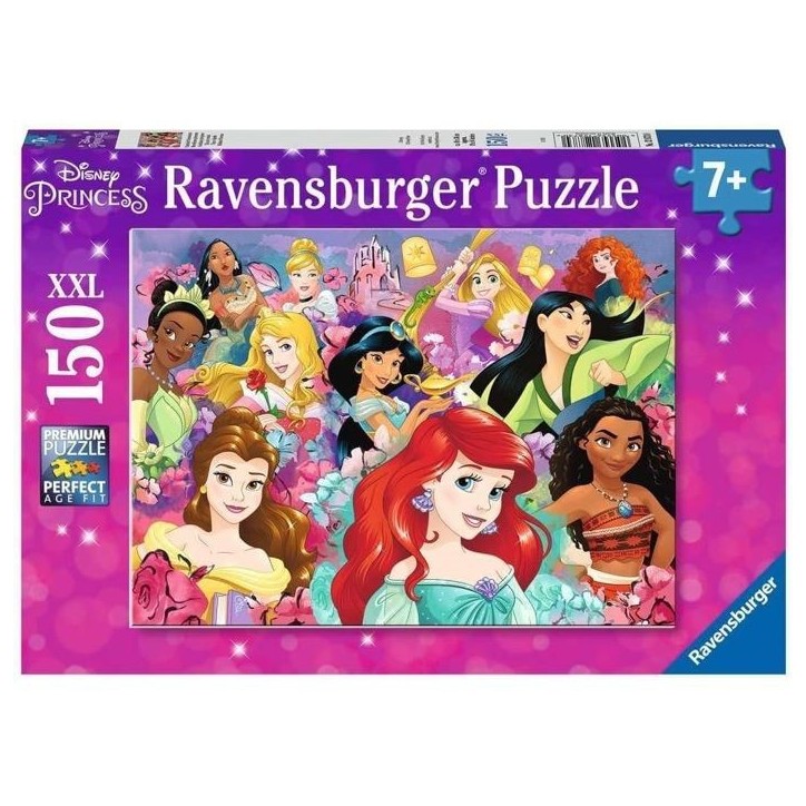 Puzzle Disney Princesses 150 pieces XXL Ravensburger - Les reves deviennent réalité - Enfant 7 ans et plus Puzzle Disney Princesses 150 pieces XXL Ravensburger - Les reves deviennent réalité - Enfant 7 ans et plus