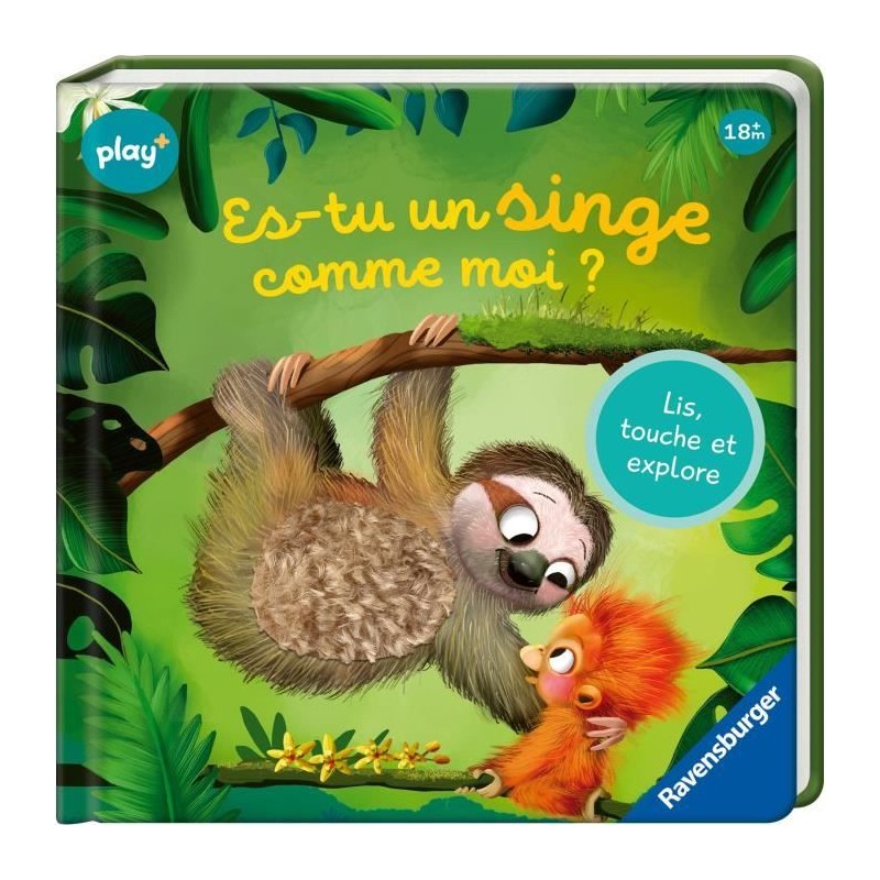 Ravensburger play+, Es-tu un singe comme moi? , Livre, Premier âge, b Ravensburger play+, Es-tu un singe comme moi? , Livre, Premier âge, b