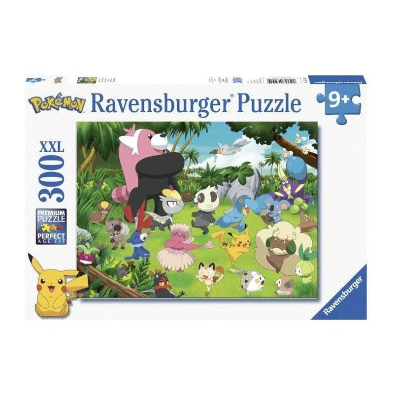 POKÉMON Puzzle 300 pieces XXL - Pokémon sauvages - Ravensburger - Pu POKÉMON Puzzle 300 pieces XXL - Pokémon sauvages - Ravensburger - Pu