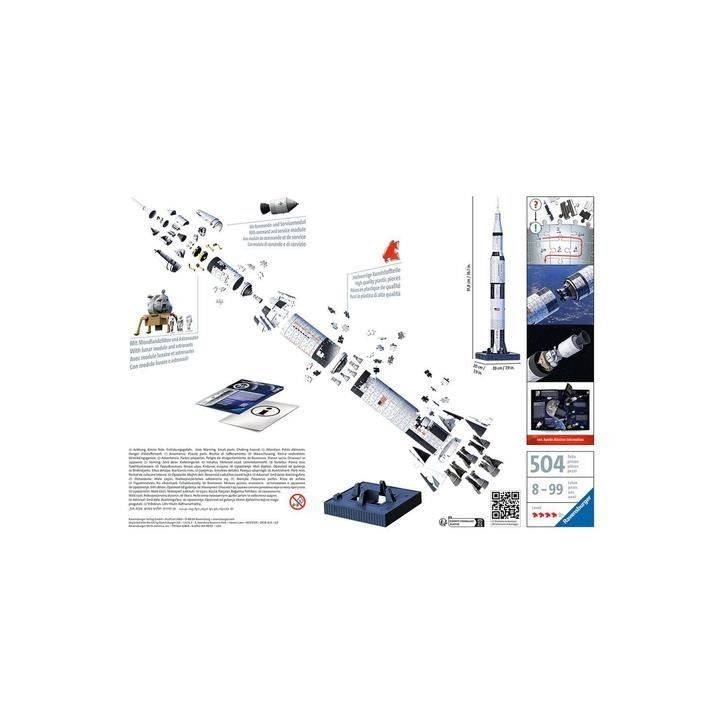 Puzzle 3D Fusée spatiale Saturne V - Ravensburger - 440 pieces - NASA - A partir de 8 ans Puzzle 3D Fusée spatiale Saturne V - Ravensburger - 440 pieces - NASA - A partir de 8 ans