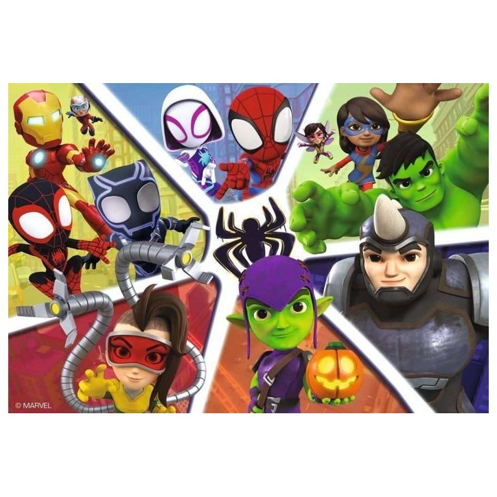 Puzzle 2x24 pieces Spidey & compagnie - Des 4 ans Ravensburger Puzzle 2x24 pieces Spidey & compagnie - Des 4 ans Ravensburger