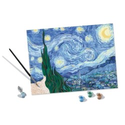 CreArt grand format 30x40 cm Van Gogh, La nuit étoilée, Des 14 ans,