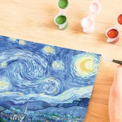 CreArt grand format 30x40 cm Van Gogh, La nuit étoilée, Des 14 ans,