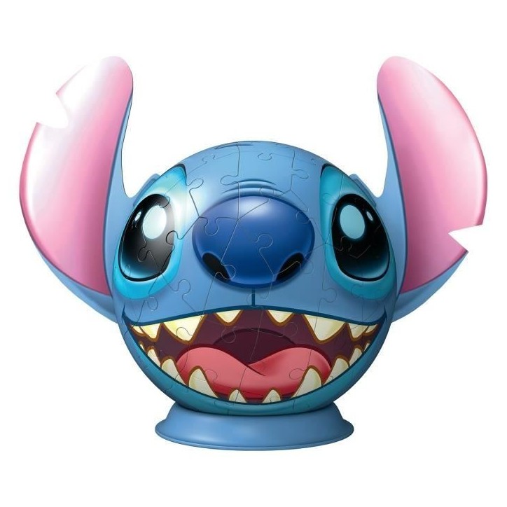 Puzzle 3D Ball Disney Stitch 72 pieces, Des 6 ans, Ravensburger, 11574 Puzzle 3D Ball Disney Stitch 72 pieces, Des 6 ans, Ravensburger, 11574