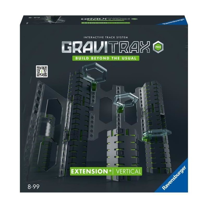 GraviTrax PRO Set d'extension Vertical, 33 pieces, Circuit de billes,