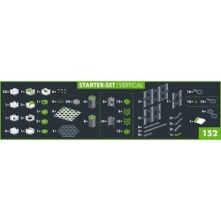 GraviTrax PRO Starter Set Vertical, 152 pieces-Circuit de billes, Parc