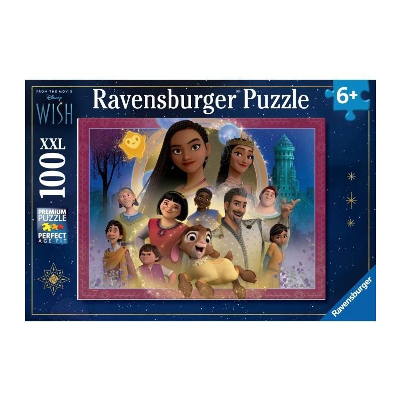 Puzzle 100 pieces XXL Le royaume des souhaits, Disney Wish, A partir d