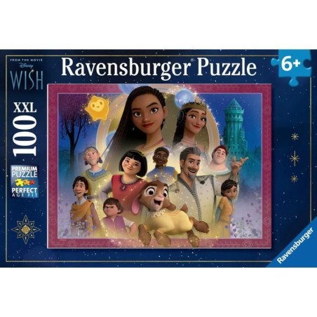 Puzzle 100 pieces XXL Le royaume des souhaits, Disney Wish, A partir d