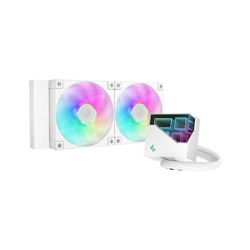 Refroidissement PC - DEEPCOOL - LT240 WH ARGB - 12 cm - 600-2400 tr/mi Refroidissement PC - DEEPCOOL - LT240 WH ARGB - 12 cm - 600-2400 tr/mi