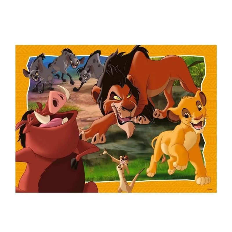 Puzzle 200 p XXL Hakuna Matata - Disney Le Roi Lion-Des 8 ans Ravensbu