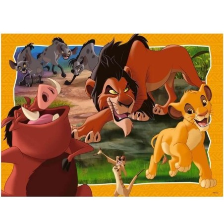 Puzzle 200 p XXL Hakuna Matata - Disney Le Roi Lion-Des 8 ans Ravensbu