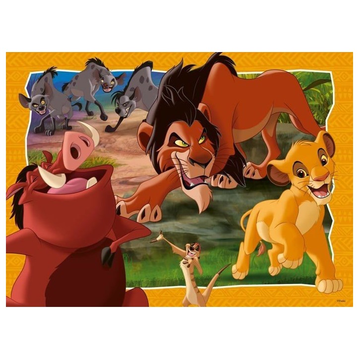 Puzzle 200 p XXL Hakuna Matata - Disney Le Roi Lion-Des 8 ans Ravensburger Puzzle 200 p XXL Hakuna Matata - Disney Le Roi Lion-Des 8 ans Ravensburger