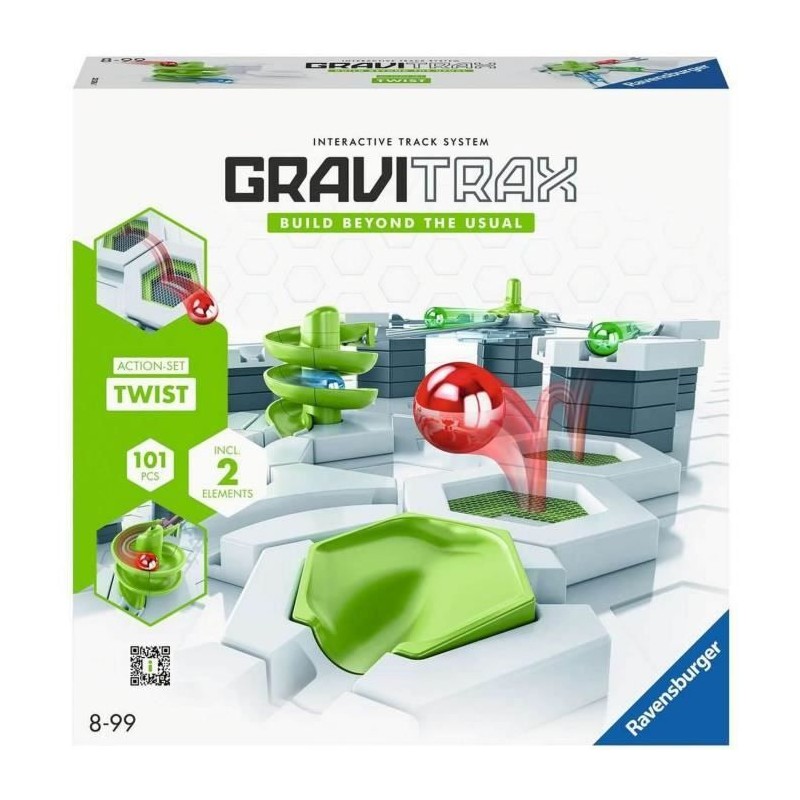 Gravitrax Starter Set Twist 101 pieces, Circuit de billes, Jeu de cons Gravitrax Starter Set Twist 101 pieces, Circuit de billes, Jeu de cons