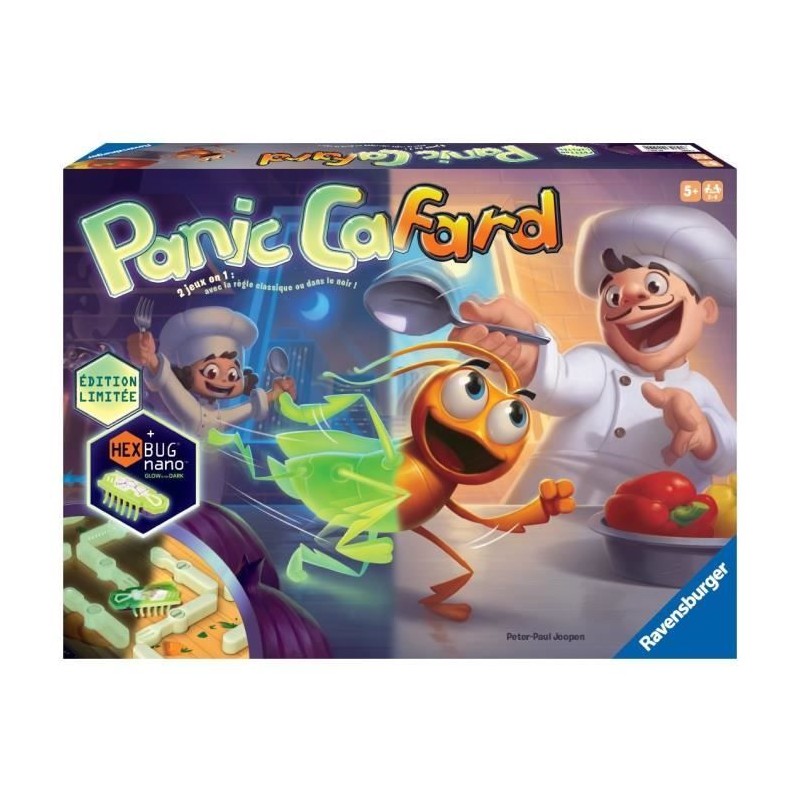 Panic Cafard Phosphorescente, Jeu de rapidité rigolo, Édition 10eme Panic Cafard Phosphorescente, Jeu de rapidité rigolo, Édition 10eme