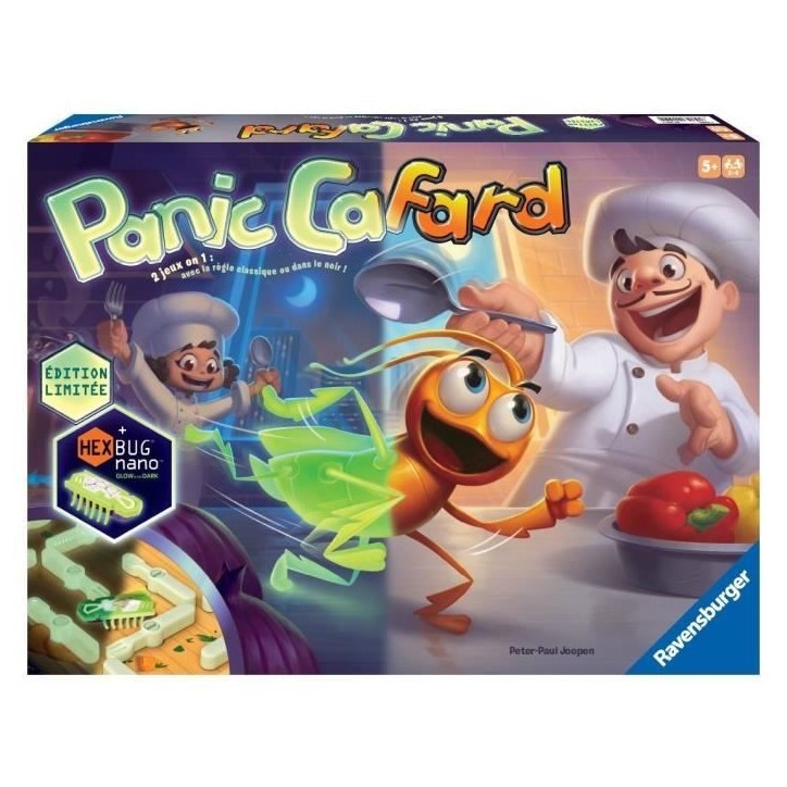 Panic Cafard Phosphorescente, Jeu de rapidité rigolo, Édition 10eme anniversaire, Enfants et Parents, Des 5 ans, 20973, Ravens Panic Cafard Phosphorescente, Jeu de rapidité rigolo, Édition 10eme anniversaire, Enfants et Parents, Des 5 ans, 20973, Ravens