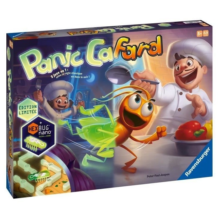 Panic Cafard Phosphorescente, Jeu de rapidité rigolo, Édition 10eme anniversaire, Enfants et Parents, Des 5 ans, 20973, Ravens Panic Cafard Phosphorescente, Jeu de rapidité rigolo, Édition 10eme anniversaire, Enfants et Parents, Des 5 ans, 20973, Ravens