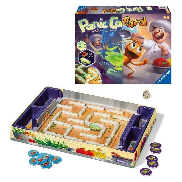 Panic Cafard Phosphorescente, Jeu de rapidité rigolo, Édition 10eme anniversaire, Enfants et Parents, Des 5 ans, 20973, Ravens Panic Cafard Phosphorescente, Jeu de rapidité rigolo, Édition 10eme anniversaire, Enfants et Parents, Des 5 ans, 20973, Ravens