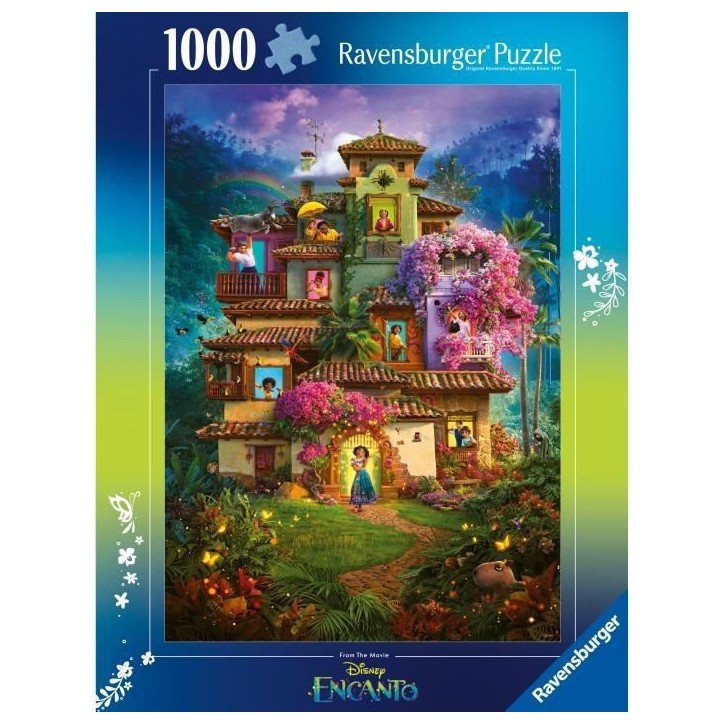 Puzzle 1000 pieces Encanto, Disney Encanto, Adultes et enfants des 14 ans, Puzzle de qualité supérieure, 17324, Ravensburger Puzzle 1000 pieces Encanto, Disney Encanto, Adultes et enfants des 14 ans, Puzzle de qualité supérieure, 17324, Ravensburger