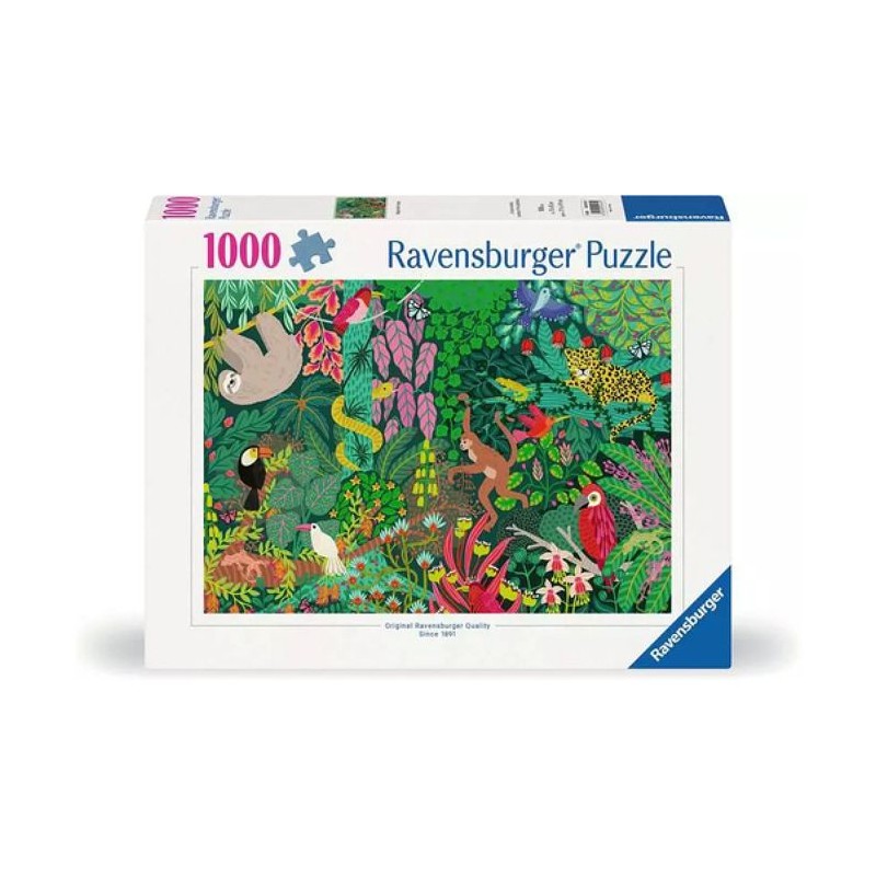 Puzzle 1000 pieces - RAVENSBURGER - Foret tropicale magique - Paysage