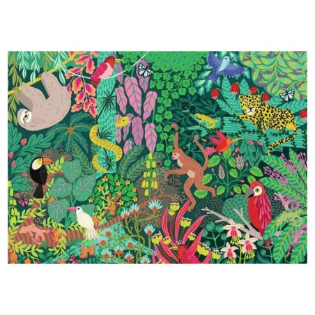 Puzzle 1000 pieces - RAVENSBURGER - Foret tropicale magique - Paysage et nature - Mixte - Intérieur