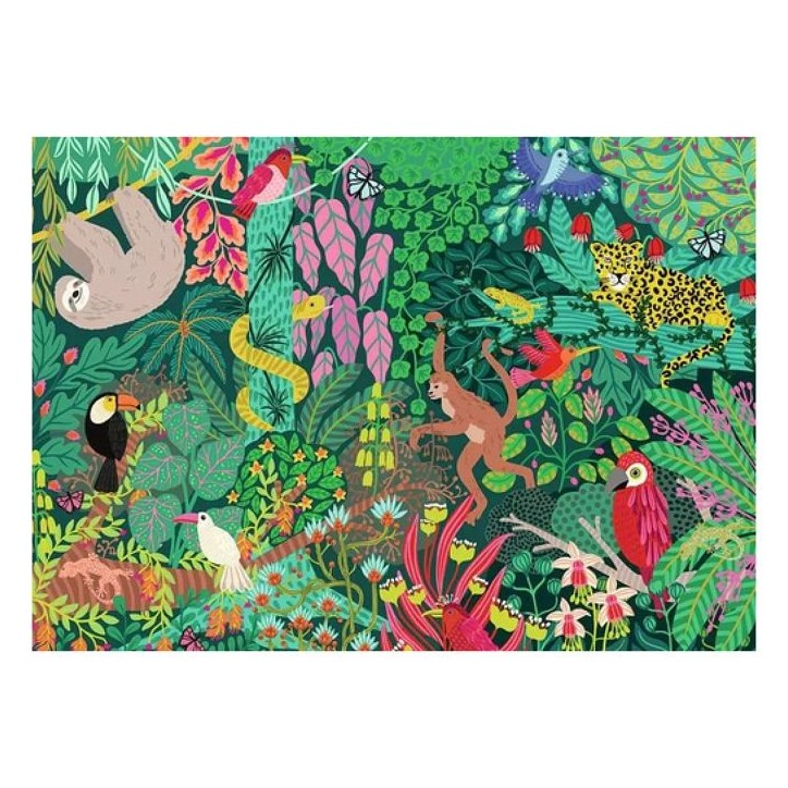 Puzzle 1000 pieces - RAVENSBURGER - Foret tropicale magique - Paysage et nature - Mixte - Intérieur Puzzle 1000 pieces - RAVENSBURGER - Foret tropicale magique - Paysage et nature - Mixte - Intérieur