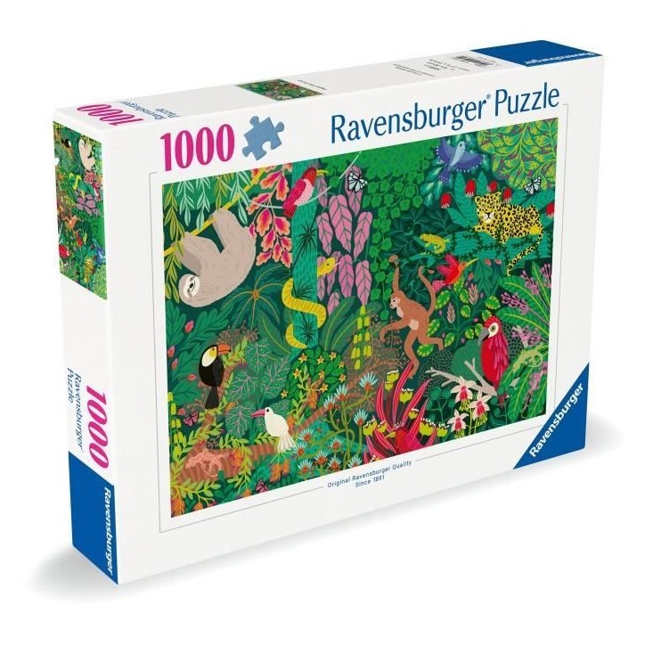 Puzzle 1000 pieces - RAVENSBURGER - Foret tropicale magique - Paysage et nature - Mixte - Intérieur Puzzle 1000 pieces - RAVENSBURGER - Foret tropicale magique - Paysage et nature - Mixte - Intérieur