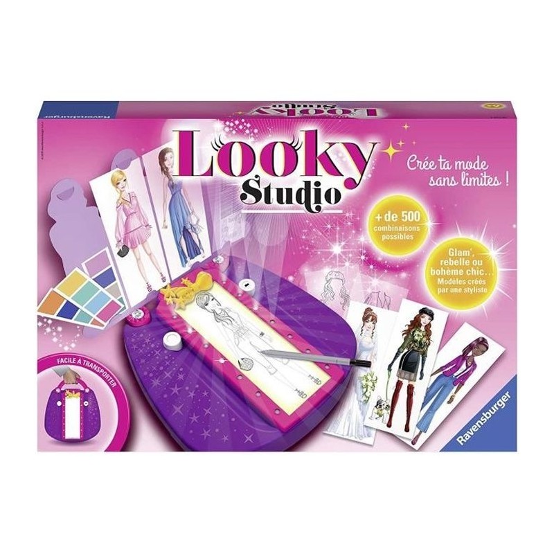 Looky Studio - Ravensburger - Loisirs créatifs - Dessins de mode - St Looky Studio - Ravensburger - Loisirs créatifs - Dessins de mode - St