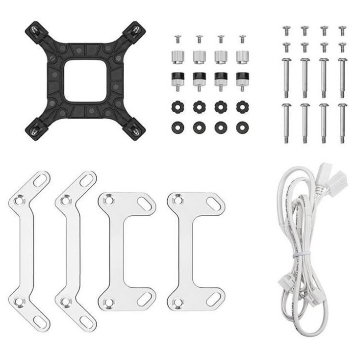 Refroidissement PC - DEEPCOOL - LT240 WH ARGB - 12 cm - 600-2400 tr/min - Blanc Refroidissement PC - DEEPCOOL - LT240 WH ARGB - 12 cm - 600-2400 tr/min - Blanc