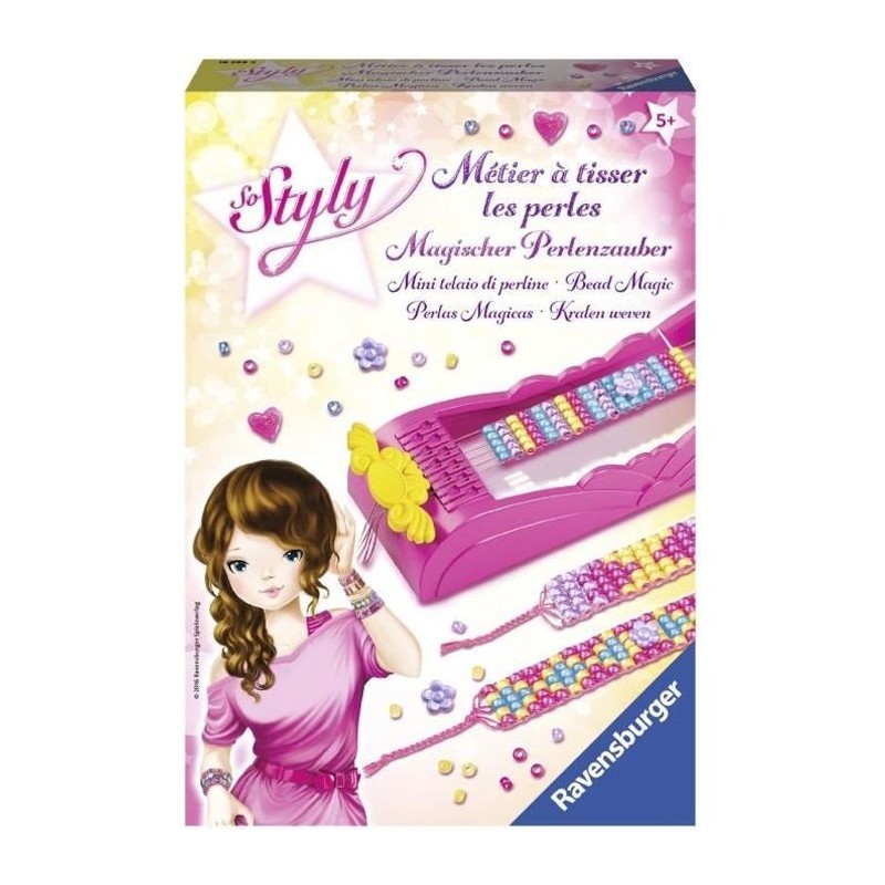 Métier a tisser les perles - Ravensburger - Fille - Coffret complet c Métier a tisser les perles - Ravensburger - Fille - Coffret complet c