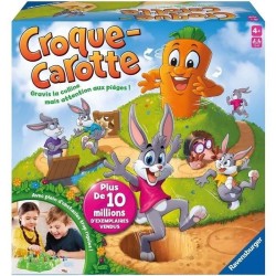 Croque Carotte, Jeu de parcours rigolo pour enfant, 2 a 4 joueurs, Rav