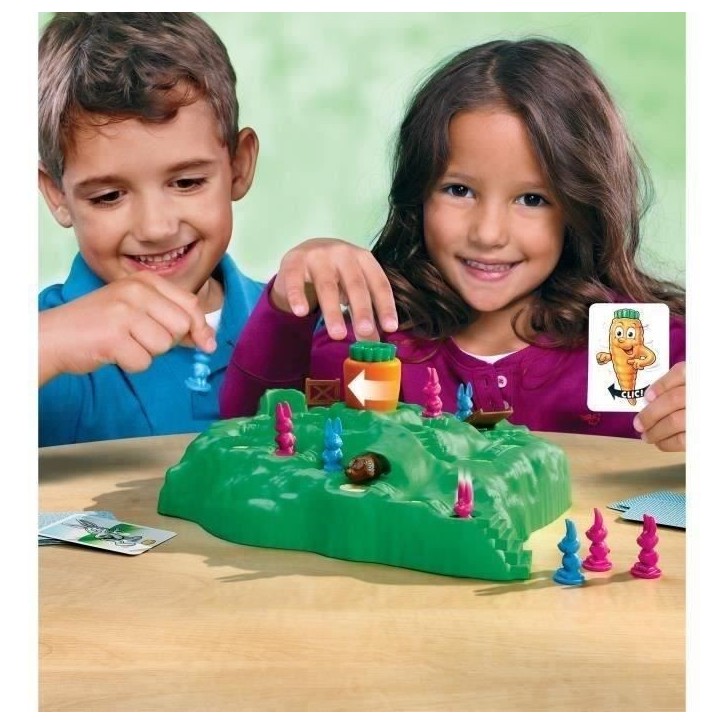 Croque Carotte, Jeu de parcours rigolo pour enfant, 2 a 4 joueurs, Ravensburger, 22223, Des 4 ans Croque Carotte, Jeu de parcours rigolo pour enfant, 2 a 4 joueurs, Ravensburger, 22223, Des 4 ans