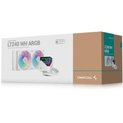 Refroidissement PC - DEEPCOOL - LT240 WH ARGB - 12 cm - 600-2400 tr/mi