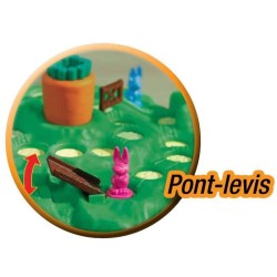 Croque Carotte, Jeu de parcours rigolo pour enfant, 2 a 4 joueurs, Rav