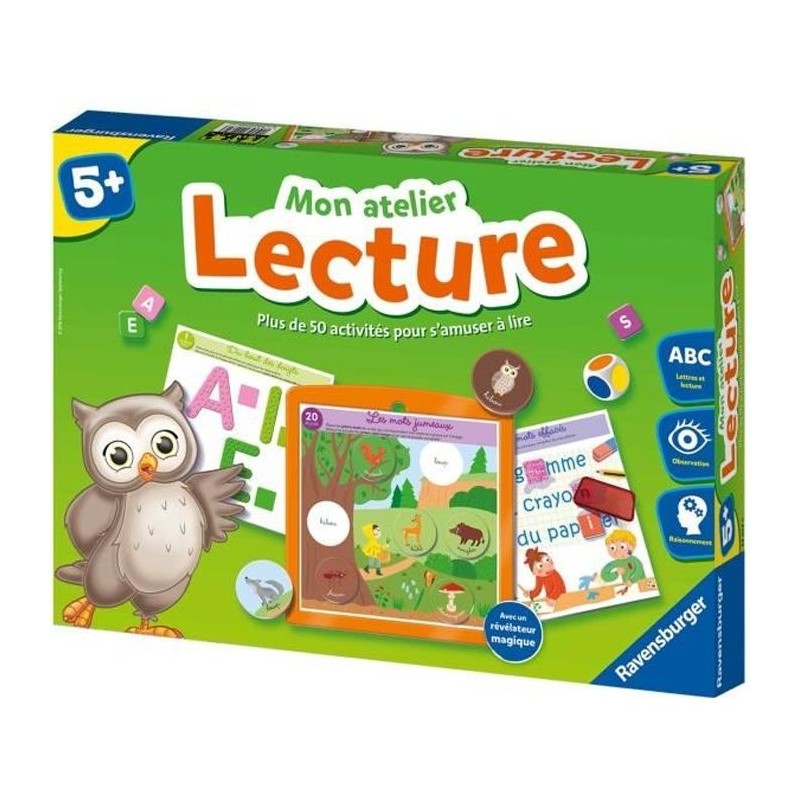 Mon atelier Lecture - Coffret complet éducatif - Apprentissage de la Mon atelier Lecture - Coffret complet éducatif - Apprentissage de la