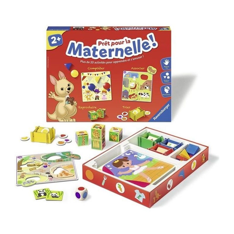 Pret pour la maternelle ! - Coffret complet éducatif - 20 activités Pret pour la maternelle ! - Coffret complet éducatif - 20 activités