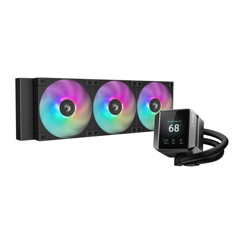 Refroidissement PC - DEEPCOOL - MYSTIQUE 360 ARGB - 12 cm - 600-2400 t Refroidissement PC - DEEPCOOL - MYSTIQUE 360 ARGB - 12 cm - 600-2400 t