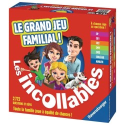 Jeu de Quiz Les Incollables Le grand jeu familial Ravensburger - 7 niv