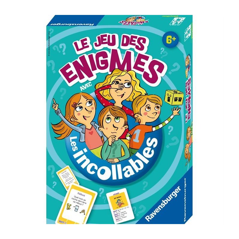 LES INCOLLABLES Le jeu des Enigmes - Ravensburger - Jeu de société e LES INCOLLABLES Le jeu des Enigmes - Ravensburger - Jeu de société e