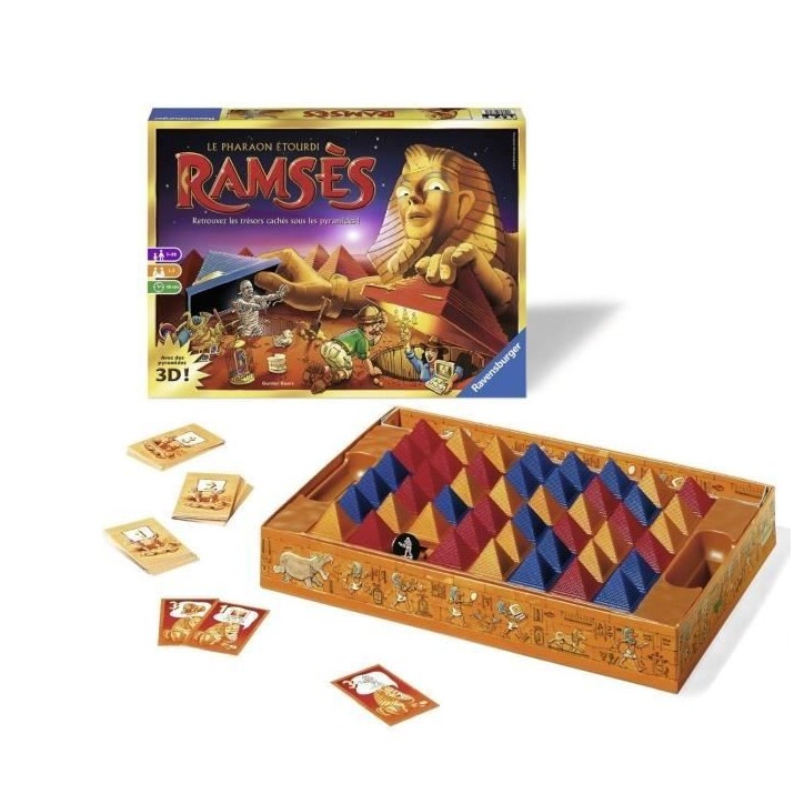 Ramses - Ravensburger - Jeu de société famille - Jeu de mémoire - Des 7 ans Ramses - Ravensburger - Jeu de société famille - Jeu de mémoire - Des 7 ans