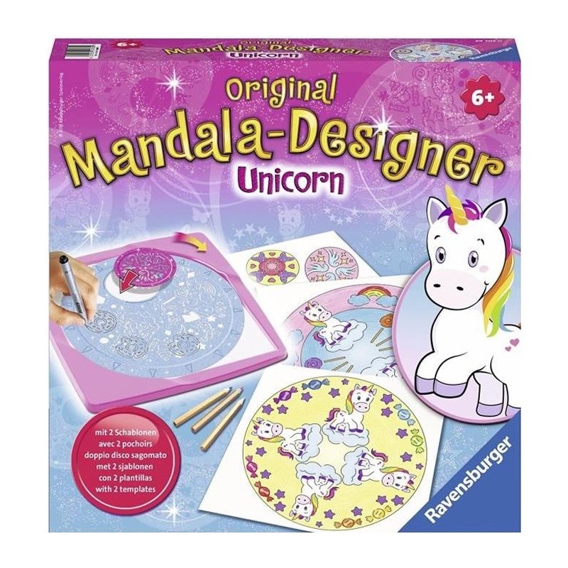 Ravensburger Mandala Design Licorne - Loisirs créatifs pour enfants d